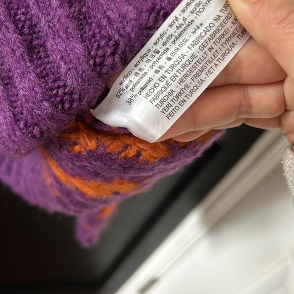 ZARA 80s jacquard retro zebra Print Blogger fav Sweater. Size L - Picture 8 of 11